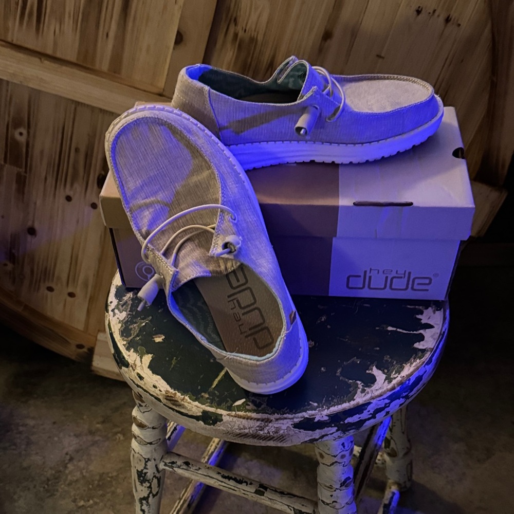Hey Dude Light Beige Casual Shoes
